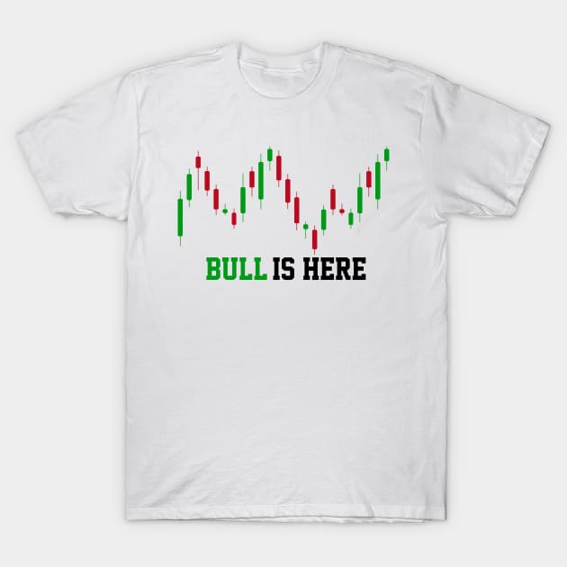 Bull Day trader in Stock Market T-Shirt by who_rajiv